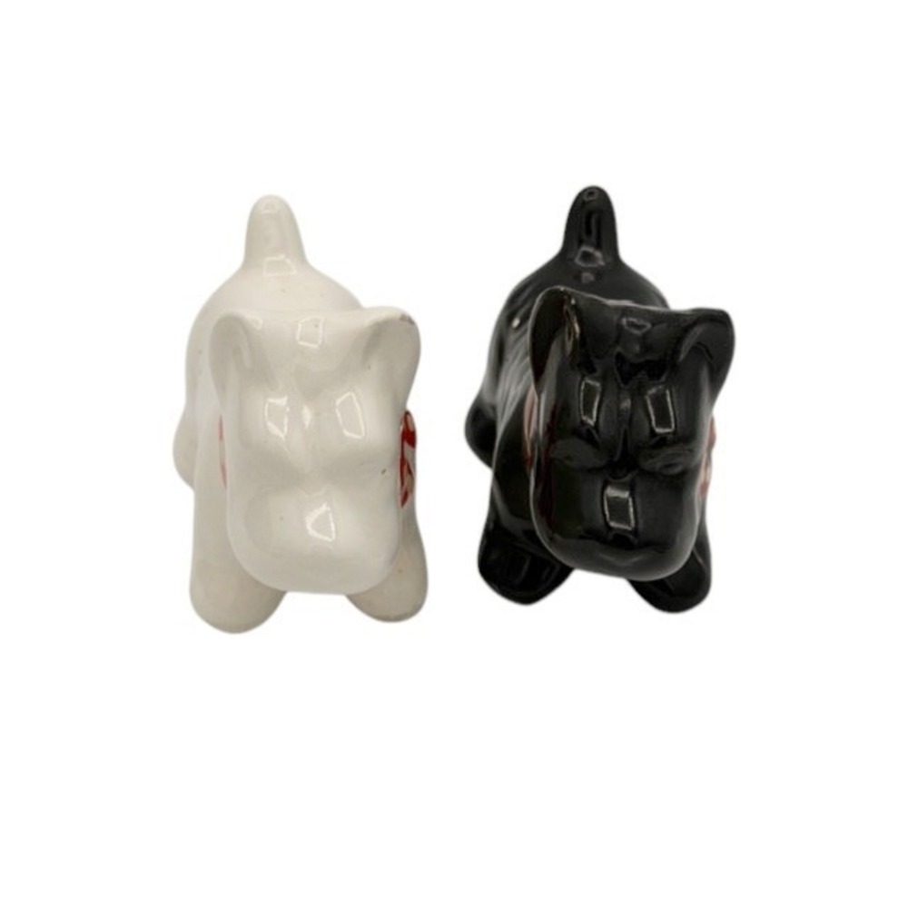 VTG Scottish Terrier Scottie Dog Set Salt Pepper Shakers Coasters Japan Scotland - Picture 13 of 16